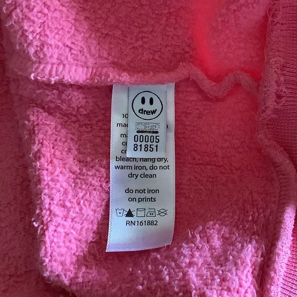 Hot pink drew hoodie size X-large - Picture 3 of 4